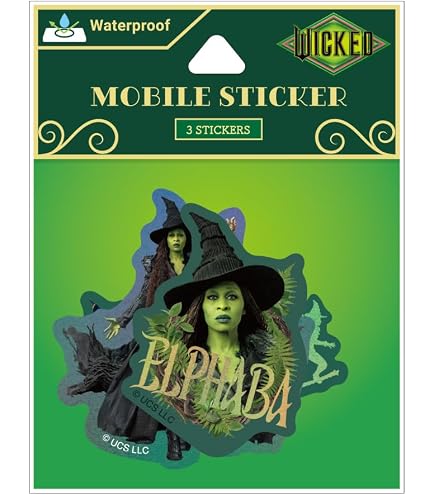 Amazon.co.jp: グルマンディーズ WICKED モバイルステッカー GLINDA